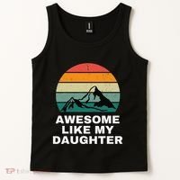 Awesome Like My Daughter Gift Funny FatherS Day Tank Top thumb 2