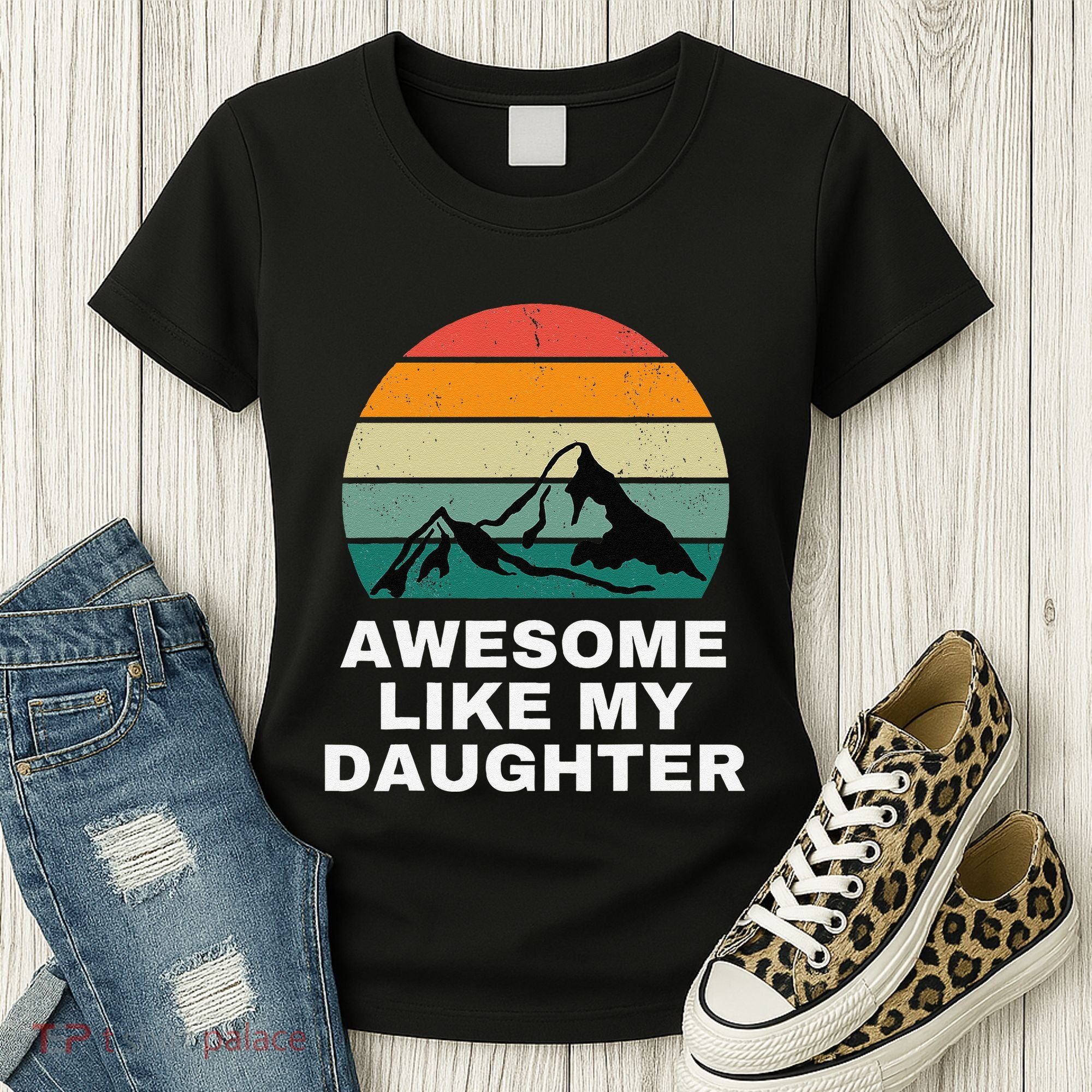 Awesome Like My Daughter Gift Funny FatherS Day Women's T-Shirt