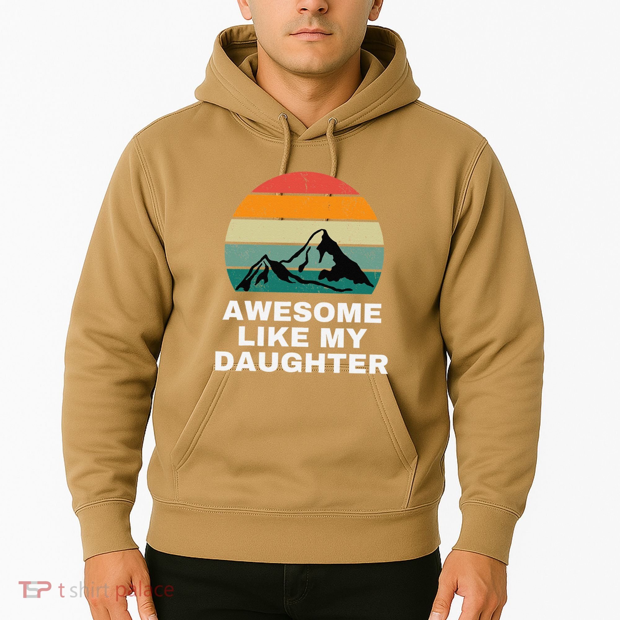 Awesome Like My Daughter Gift Funny FatherS Day Hoodie