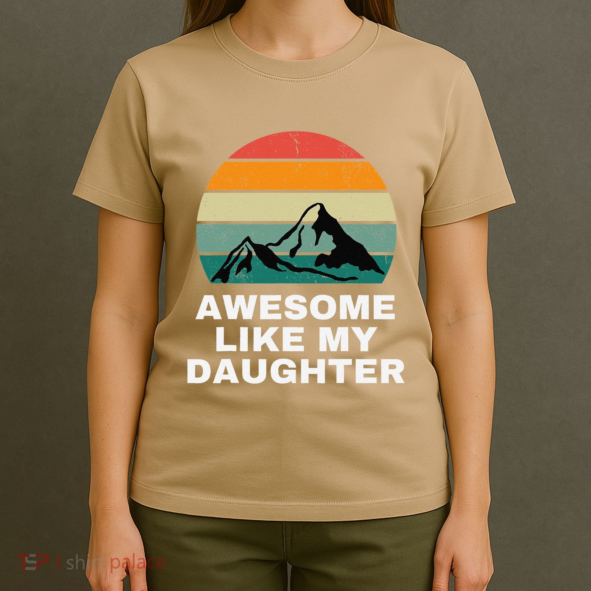 Awesome Like My Daughter Gift Funny FatherS Day T-Shirt
