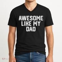 Awesome Like My Dad Father V-Neck T-Shirt thumb 2