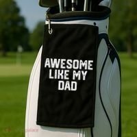 Awesome Like My Dad Father Golf Towel thumb 2
