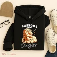 Awesome Like My Daughter. Lion Dad Lion Daughter. Hoodie thumb 4