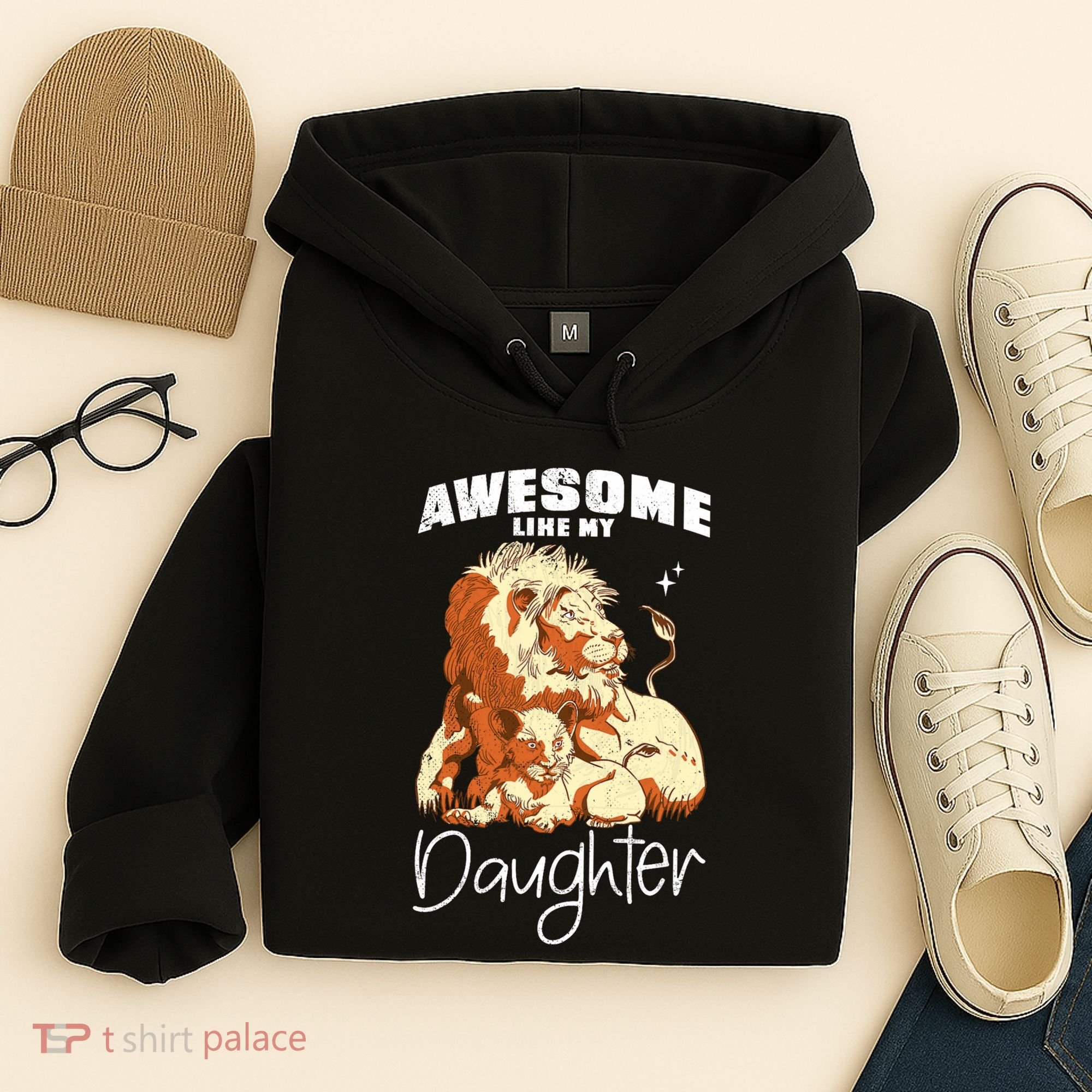 Awesome Like My Daughter. Lion Dad Lion Daughter. Hoodie