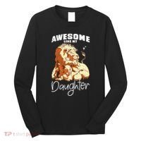 Awesome Like My Daughter. Lion Dad Lion Daughter. Long Sleeve Shirt thumb 0