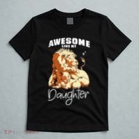 Awesome Like My Daughter. Lion Dad Lion Daughter. T-Shirt thumb 5