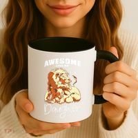 Awesome Like My Daughter. Lion Dad Lion Daughter. Coffee Mug thumb 3