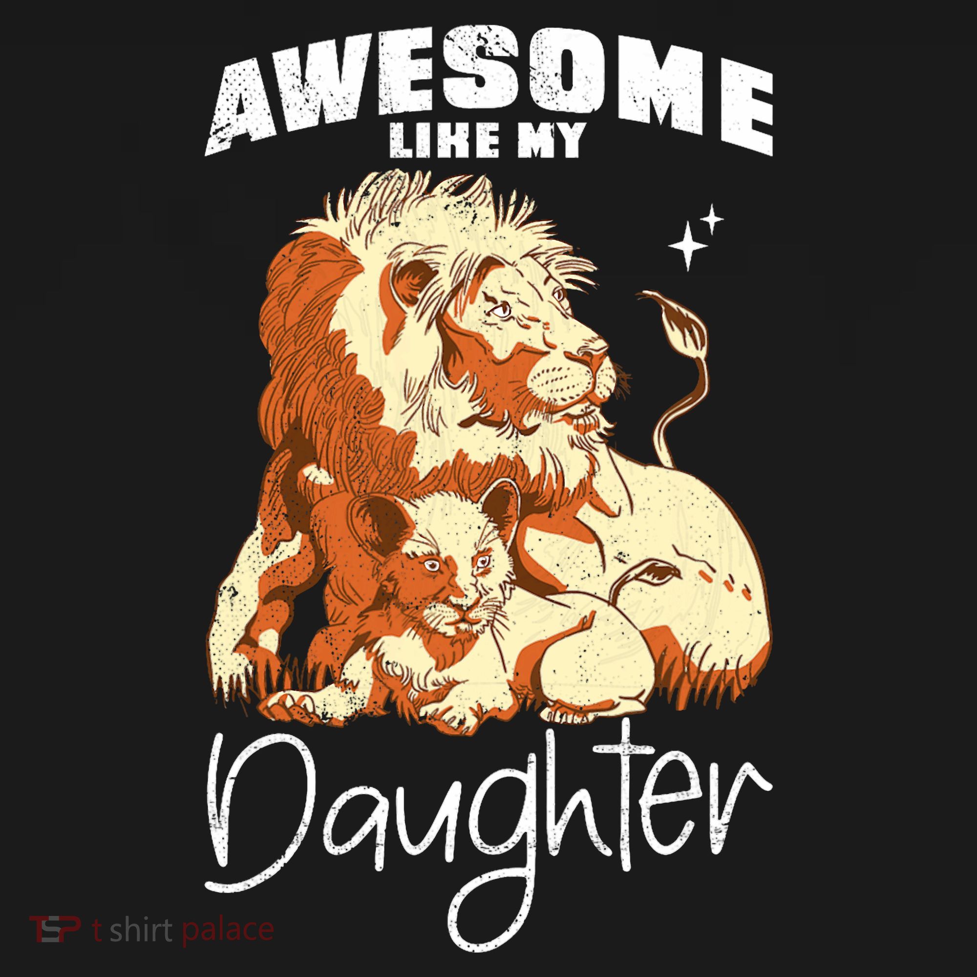 Awesome Like My Daughter. Lion Dad Lion Daughter. Women's Hoodie