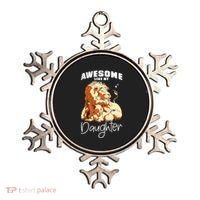 Awesome Like My Daughter. Lion Dad Lion Daughter. Ornament thumb 0