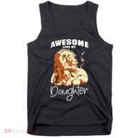Awesome Like My Daughter. Lion Dad Lion Daughter. Tank Top thumb 0