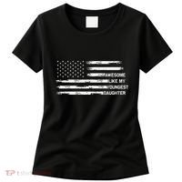 Awesome Like My Youngest Daughter Fathers Day Dad Joke Women's T-Shirt thumb 0