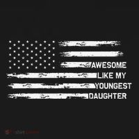 Awesome Like My Youngest Daughter Fathers Day Dad Joke Women's T-Shirt thumb 6
