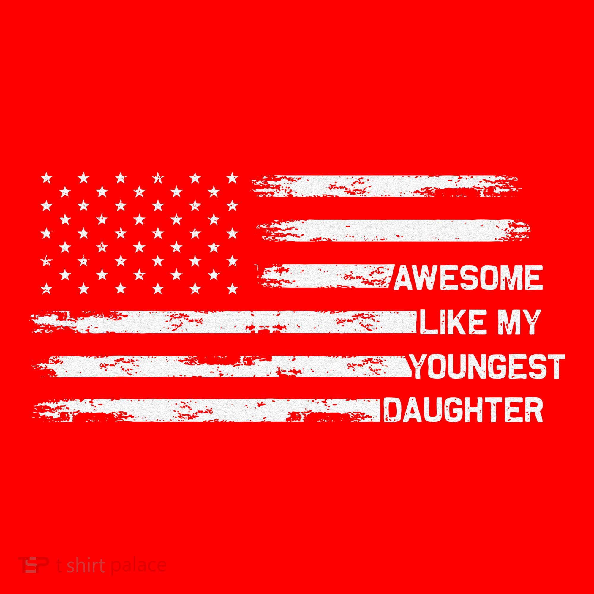 Awesome Like My Youngest Daughter Fathers Day Dad Joke Santa Hat