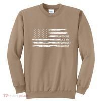 Awesome Like My Youngest Daughter Fathers Day Dad Joke Sweatshirt thumb 0