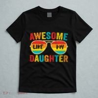 Awesome Like My Daughter Funny Vintage Father Mom Dad Joke T-Shirt thumb 5