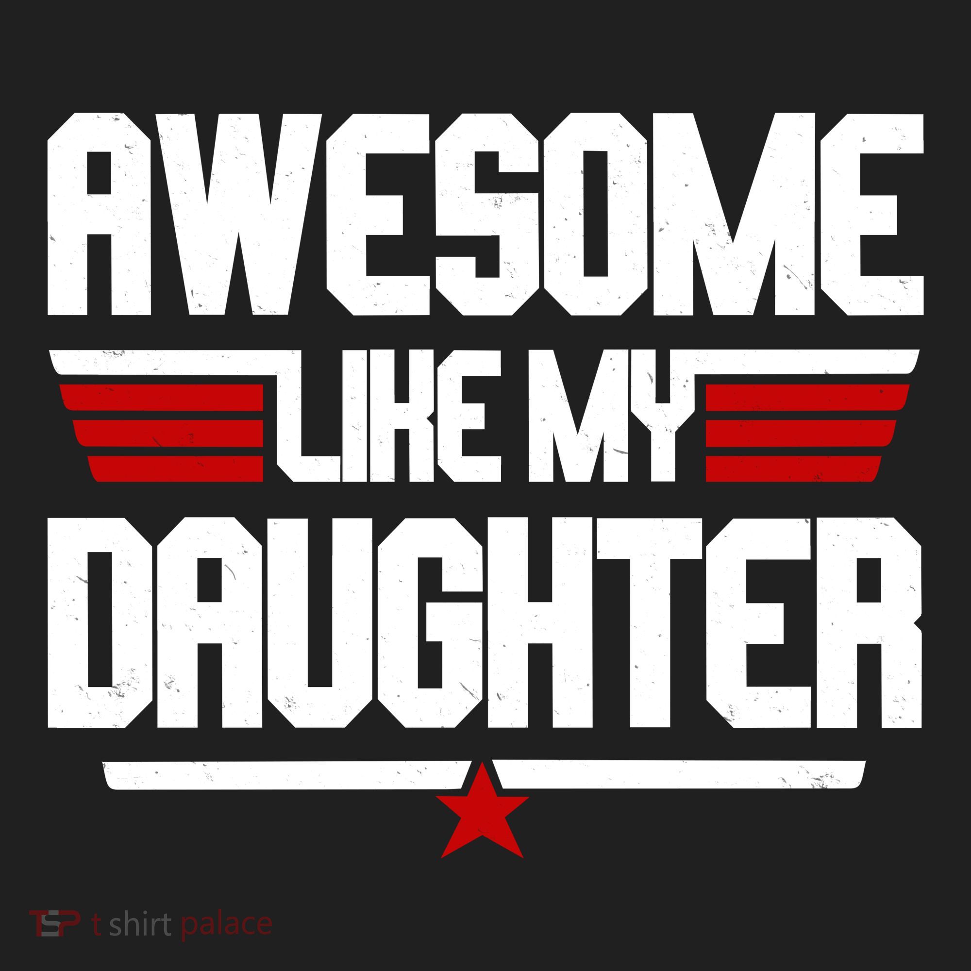 Awesome Like My Daughter Funny Gift Golf Towel