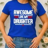 Awesome Like My Daughter Funny Gift Women's T-Shirt thumb 2