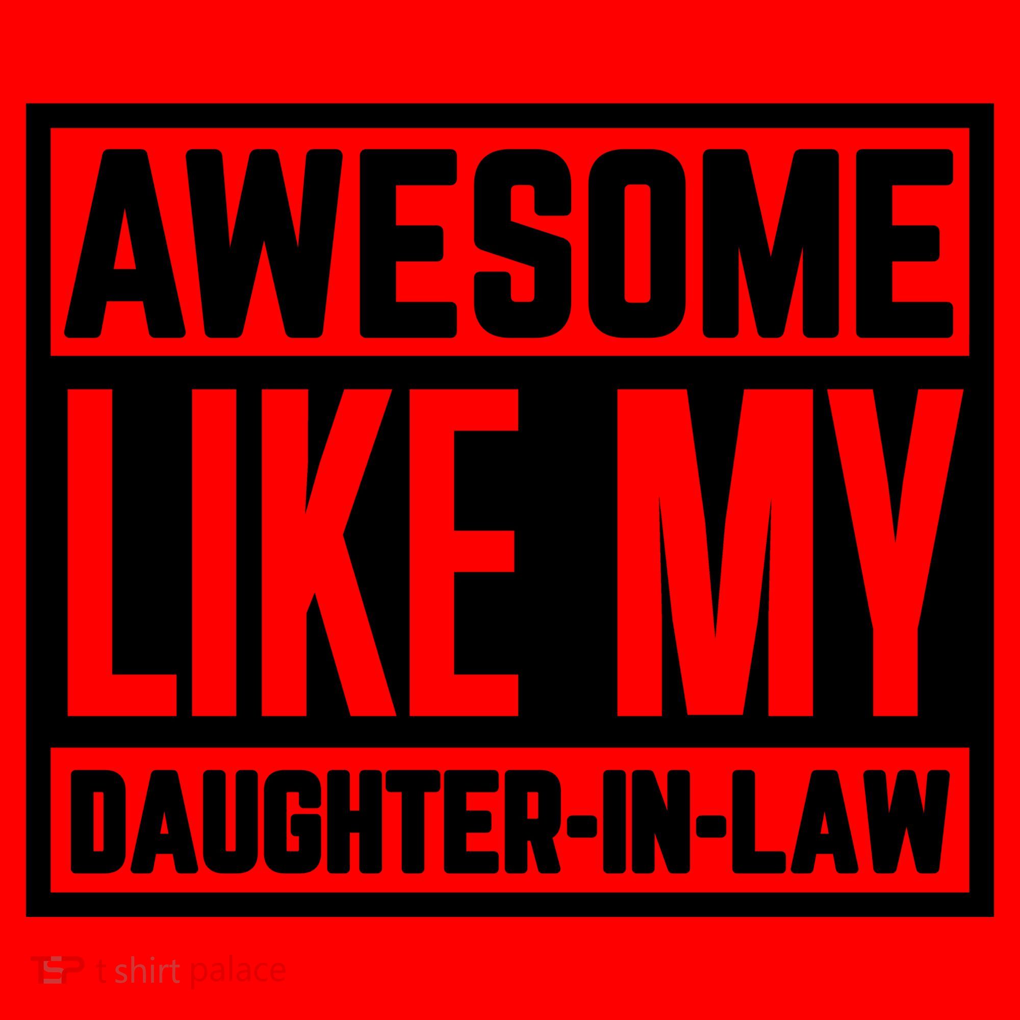 Awesome Like My Daughter In Law Santa Hat
