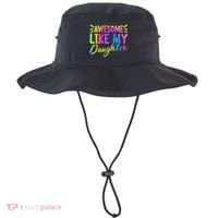 Awesome Like My Daughter Funny Fathers Day Dad Tie Dye Bucket Hat thumb 0