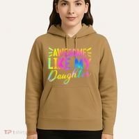 Awesome Like My Daughter Funny Fathers Day Dad Tie Dye Hoodie thumb 5