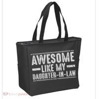 Awesome Like My Daughter In Law Cool Tote Bag thumb 2