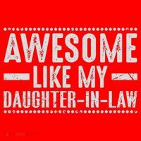 Awesome Like My Daughter In Law Cool Santa Hat thumb 1