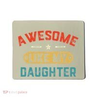 Awesome Like My Daughter Retro Man Dad Funny Fathers Day Mousepad thumb 0
