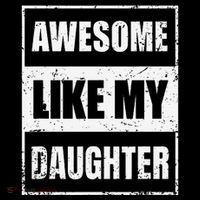Awesome Like My Daughter Funny Fathers Day Mothers Day Dad 16oz Travel Tumbler thumb 2