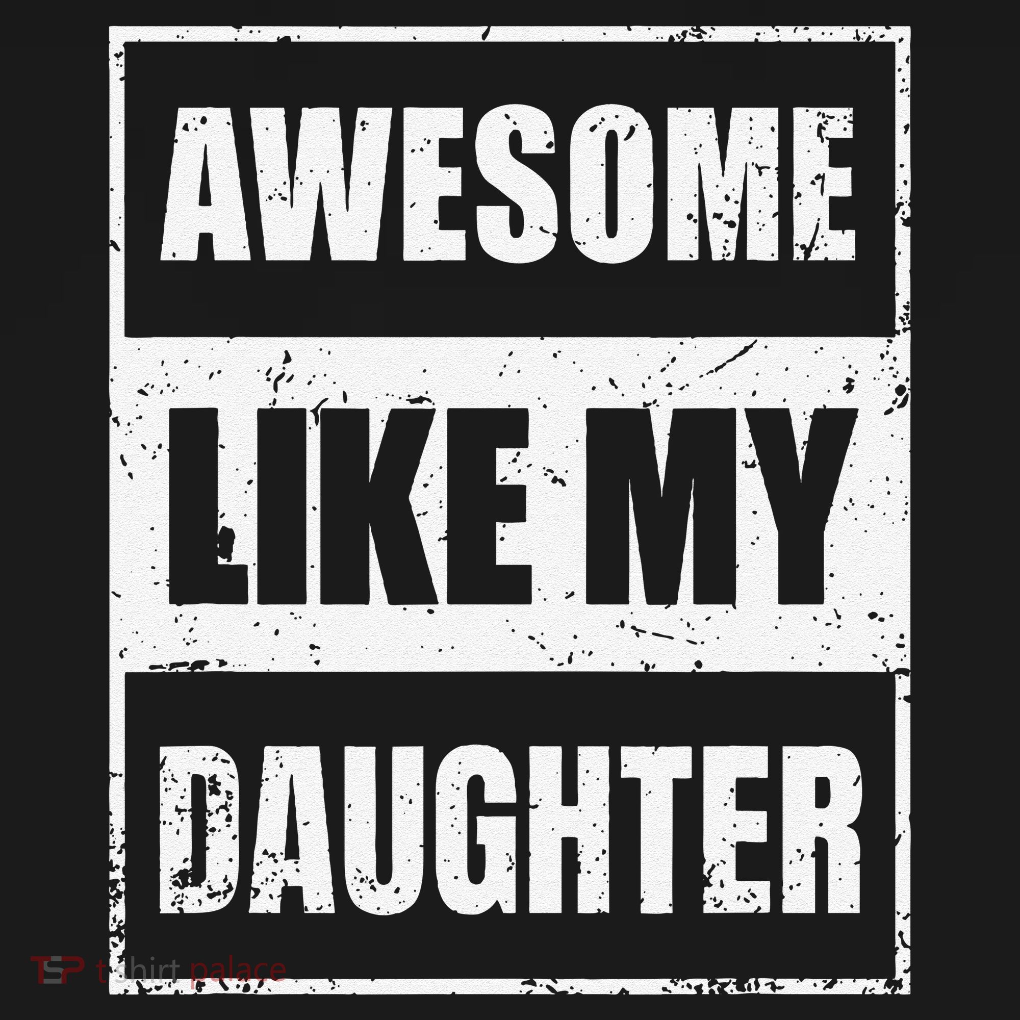 Awesome Like My Daughter Funny Fathers Day Mothers Day Dad Women's Tank Top