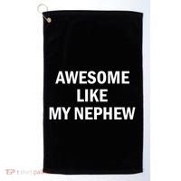 Awesome Like My Nephew Golf Towel thumb 0