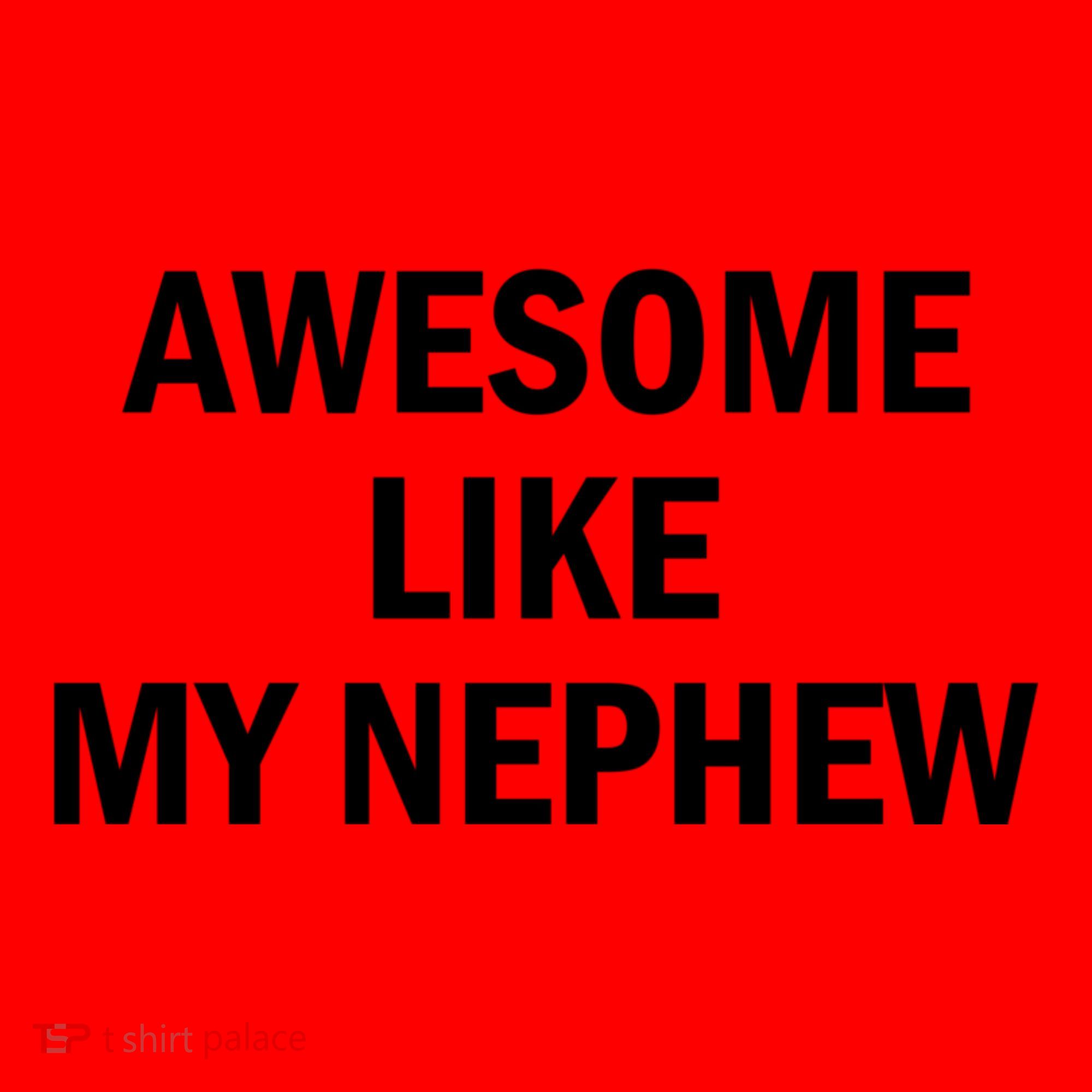 Awesome Like My Nephew Santa Hat