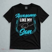 Awesome Like My Son Daddy Father Father's Day Dad Sayings T-Shirt thumb 5