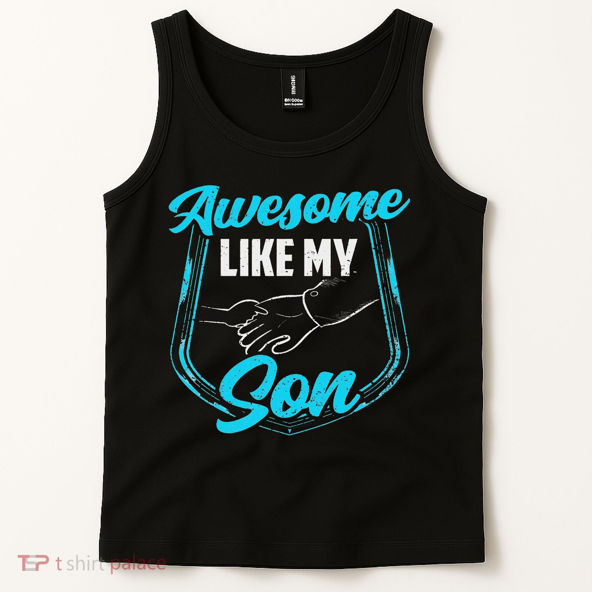 Awesome Like My Son Daddy Father Father's Day Dad Sayings Tank Top