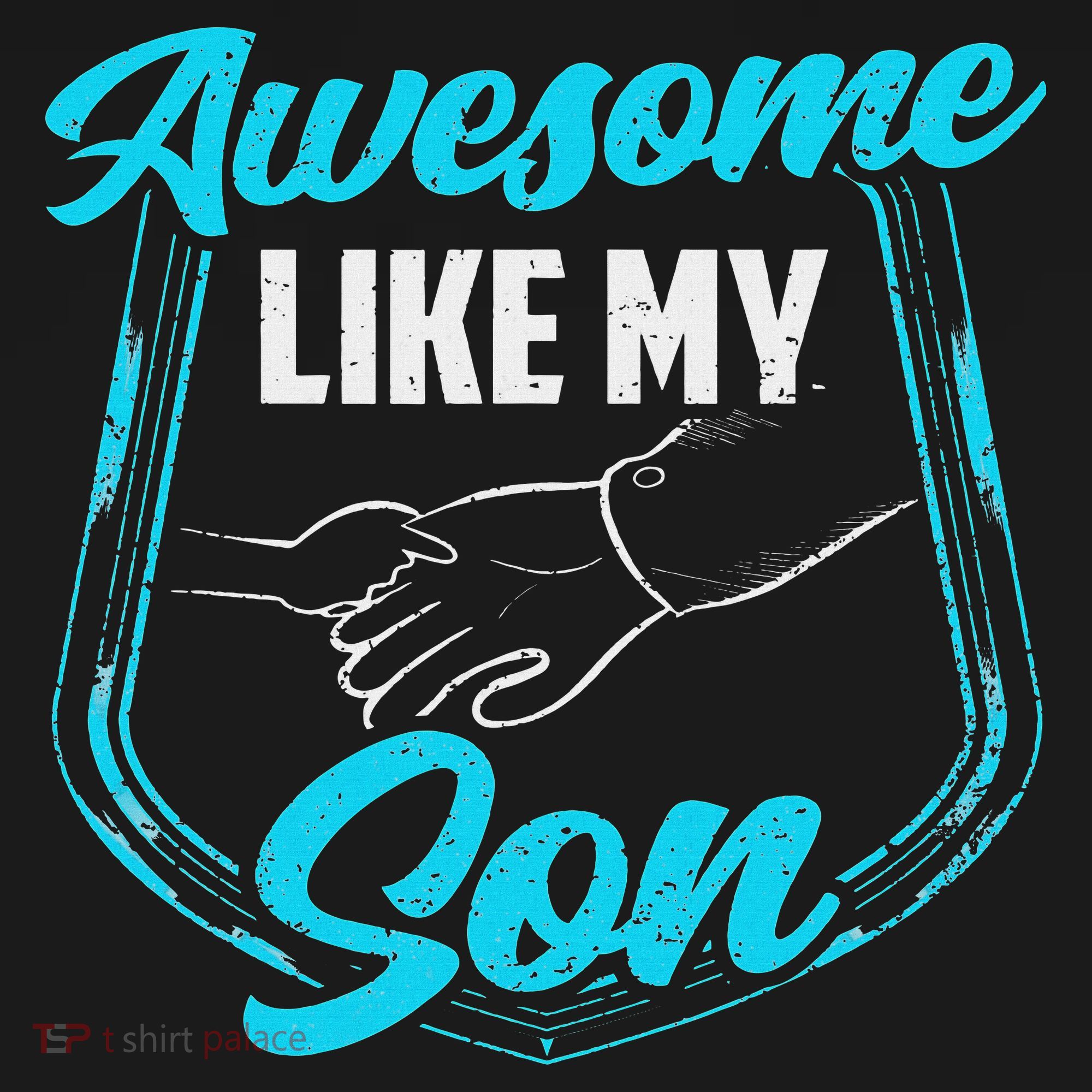 Awesome Like My Son Daddy Father Father's Day Dad Sayings Visor