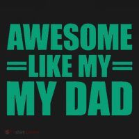 Awesome Like My Daughter FatherS Day Dad Day Funny Dad Coaster thumb 2