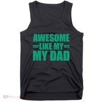 Awesome Like My Daughter FatherS Day Dad Day Funny Dad Tank Top thumb 0