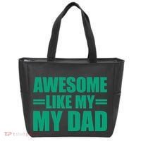 Awesome Like My Daughter FatherS Day Dad Day Funny Dad Tote Bag thumb 0