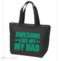 Awesome Like My Daughter FatherS Day Dad Day Funny Dad Tote Bag thumb 3