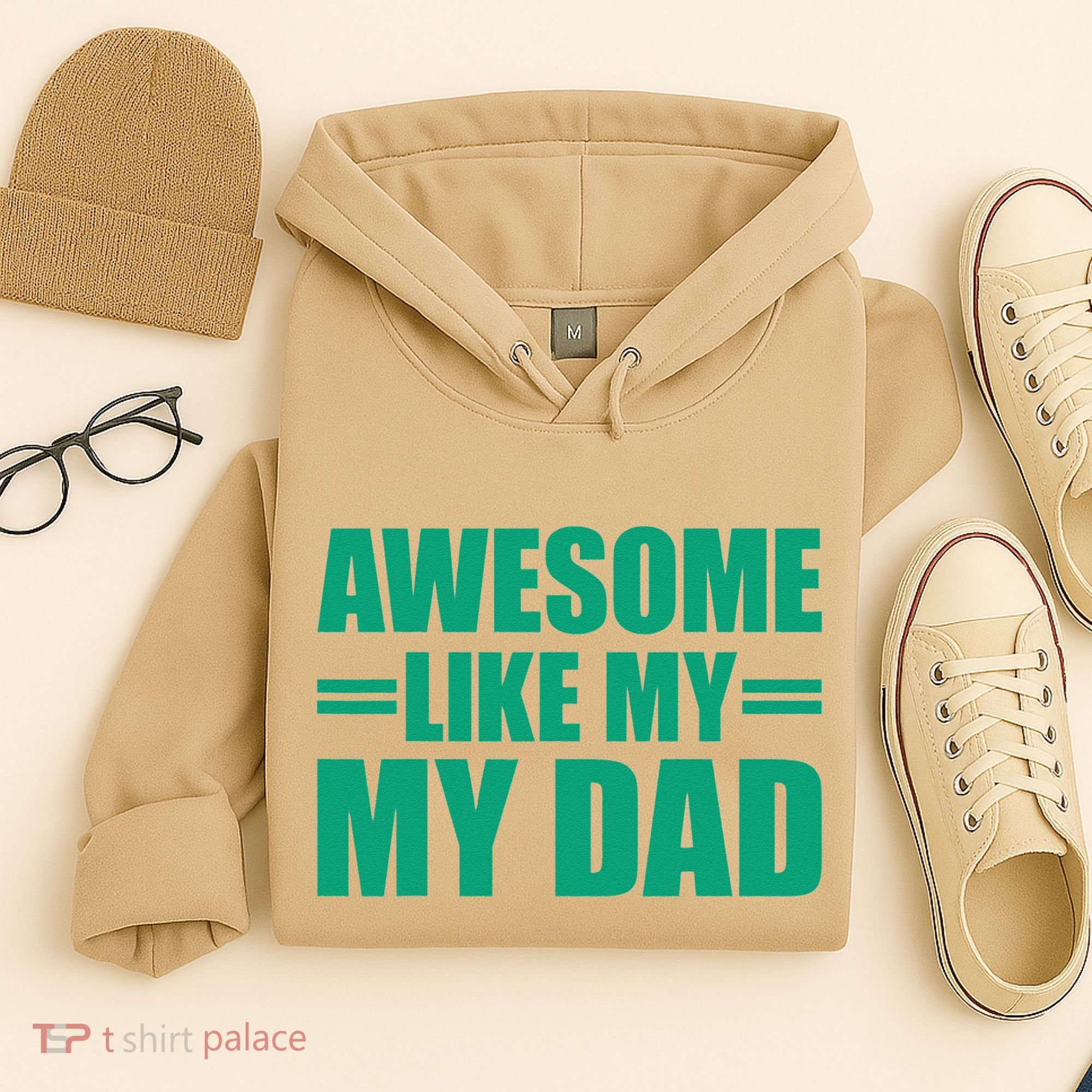 Awesome Like My Daughter FatherS Day Dad Day Funny Dad Hoodie