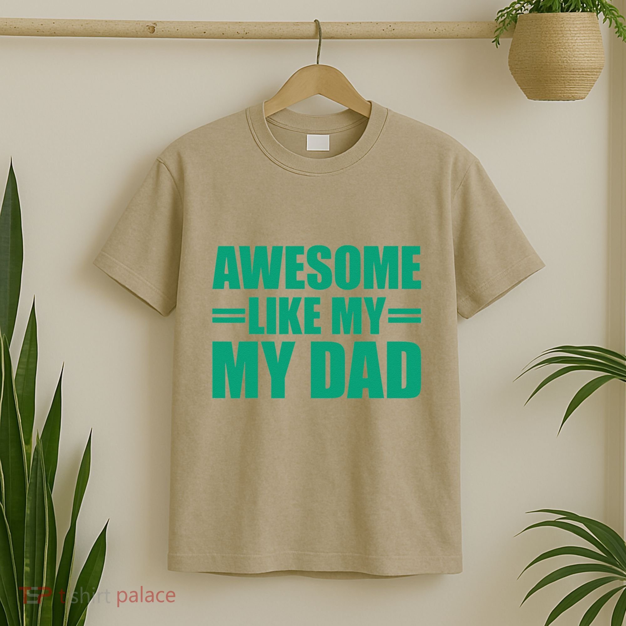 Awesome Like My Daughter FatherS Day Dad Day Funny Dad T-Shirt
