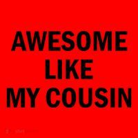 Awesome Like My Cousin Santa Hat thumb 1