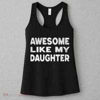 Awesome Like My Daughter Funny Fathers Day Gift Dad  Women's Tank Top thumb 3