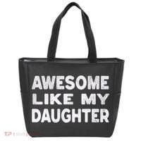 Awesome Like My Daughter Funny Fathers Day Gift Dad  Tote Bag thumb 0