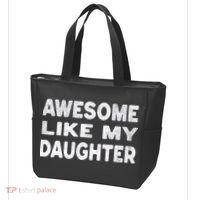 Awesome Like My Daughter Funny Fathers Day Gift Dad  Tote Bag thumb 3