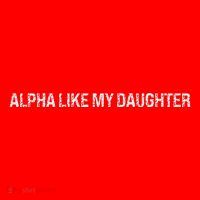 Alpha Like My Daughter Joke Dad Fathers Day Awesome Funny Santa Hat thumb 1
