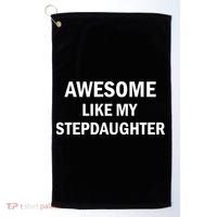Awesome Like My Stepdaughter Golf Towel thumb 0