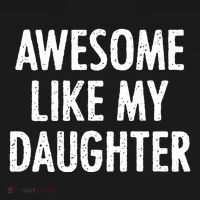 Awesome Like My Daughter Funny Coaster thumb 2