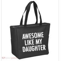 Awesome Like My Daughter Funny Tote Bag thumb 2