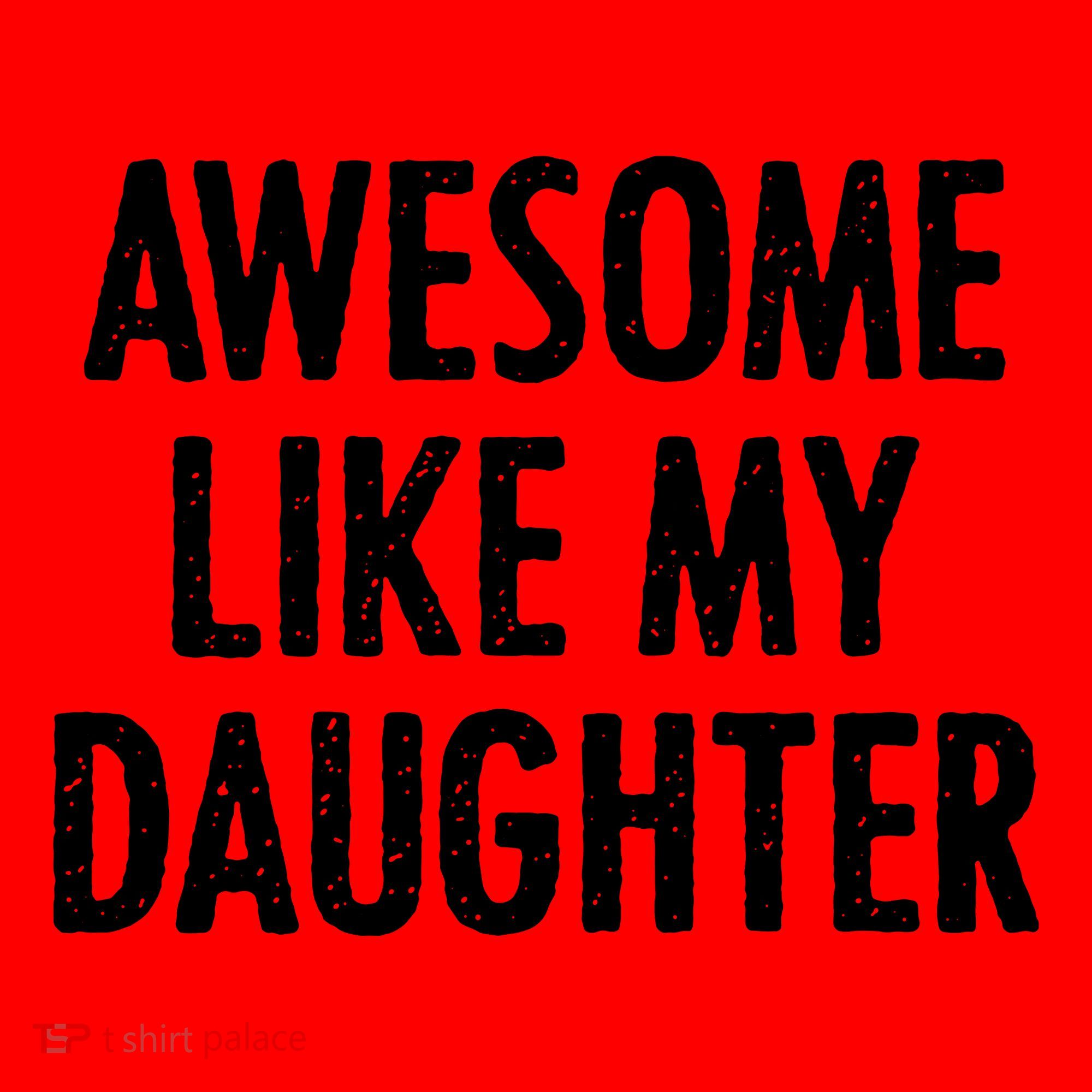 Awesome Like My Daughter Funny Santa Hat