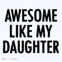 Awesome Like My Daughter Funny Ornament thumb 1